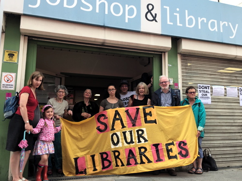 Protests in Lower Marsh as Lambeth shuts Waterloo Library