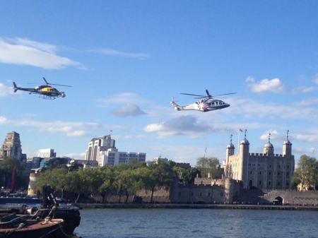 Khan to press Government over noisy helicopters along the Thames