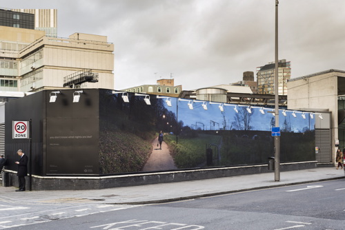 New artwork installed outside Southwark Tube Station