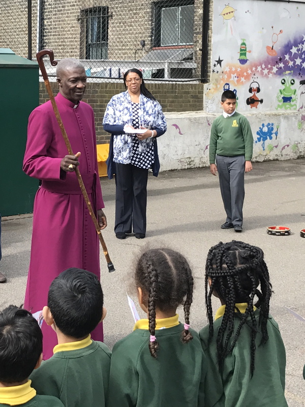 Mayor and Bishop visit St Jude’s Primary School