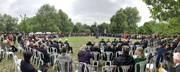 72 years on: wreaths laid at Soviet War Memorial on Victory Day