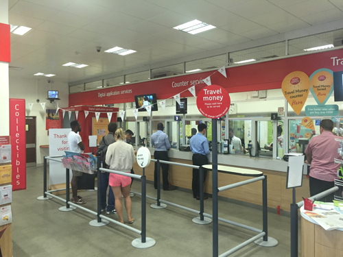 post office counter