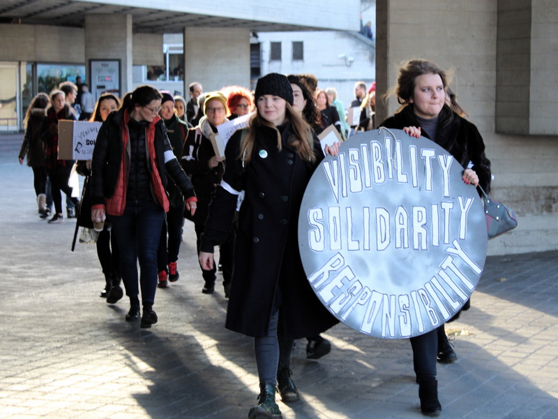 Sexual misconduct and abuse of power in theatre: South Bank protest