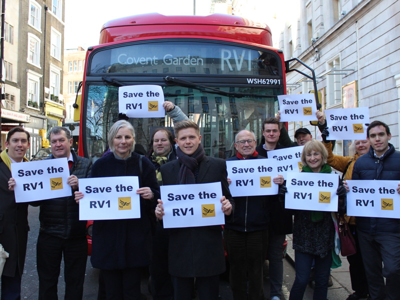 RV1: clamour grows for TfL to reconsider cuts to bus route