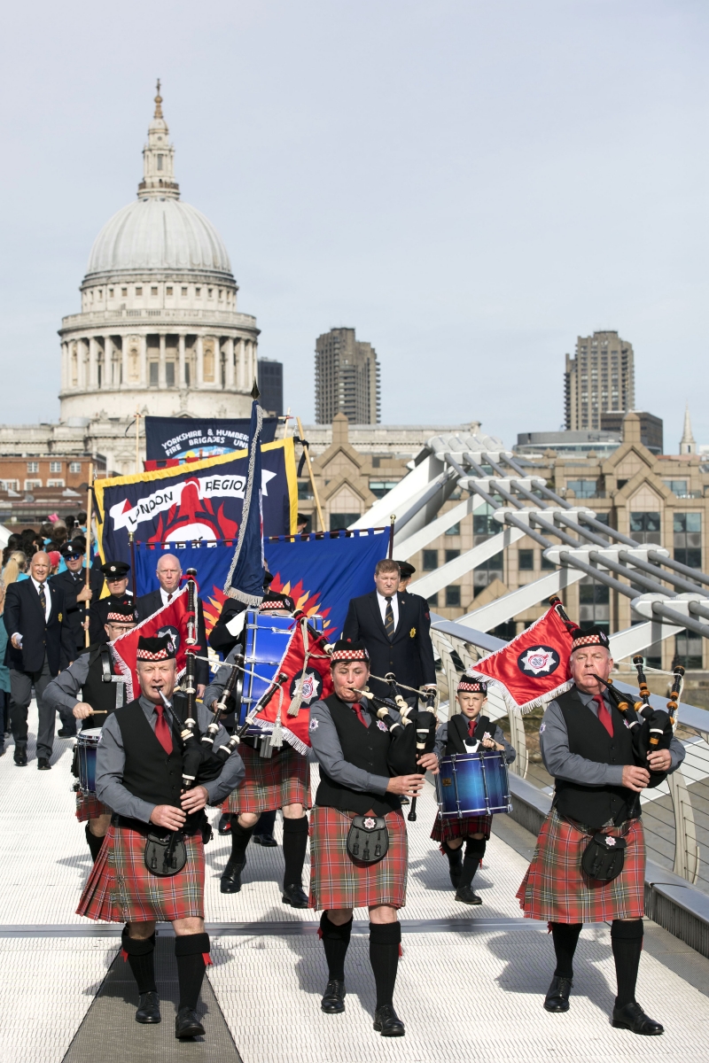 Firefighters mark union centenary with Southwark celebration