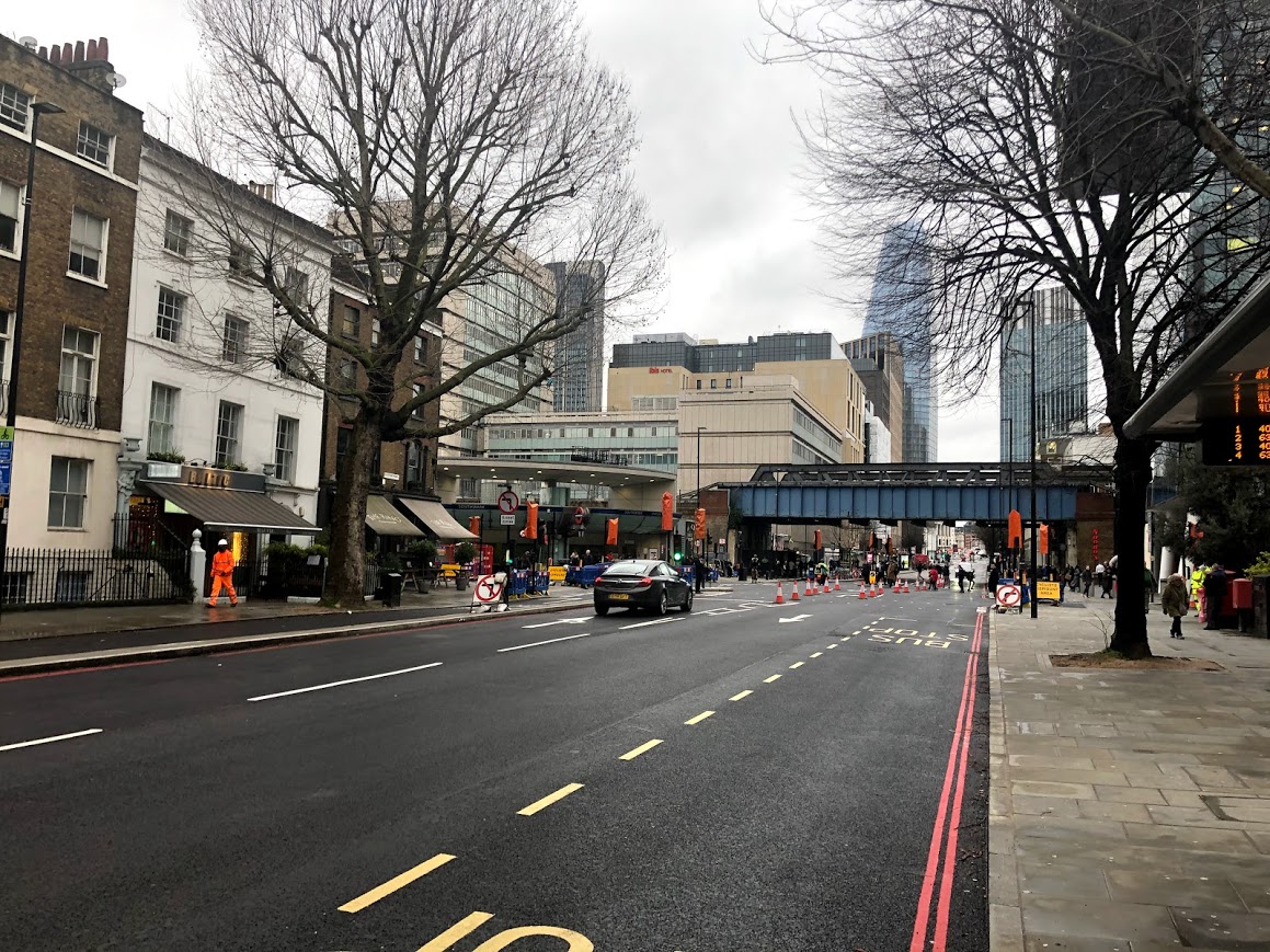 Blackfriars Road reopens to traffic after month-long closure