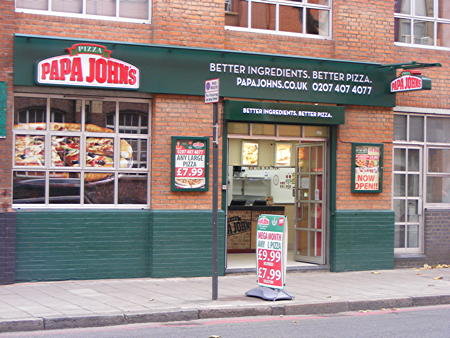 papa johns london