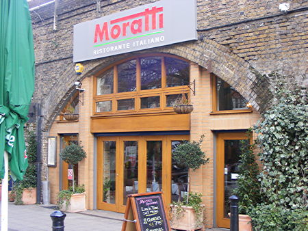 Moratti Italian restaurant, Albert Embankment, Vauxhall