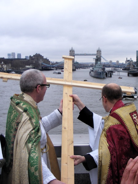 Blessing of the River Thames at London Bridge