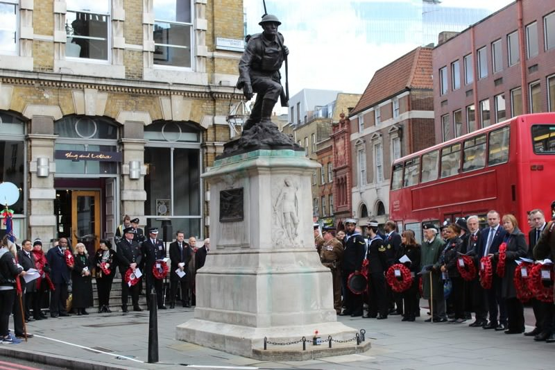 Act of Remembrance at Borough War Memorial