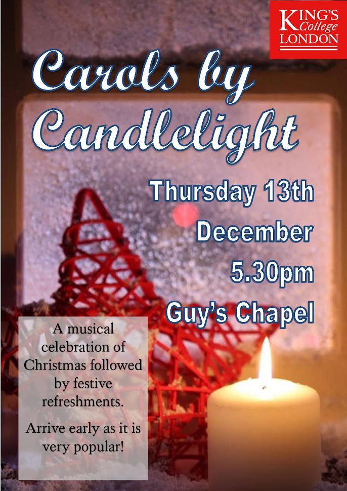 Carols by Candlelight at Guy's Chapel