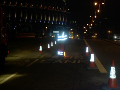 Blackfriars Bridge cycle lane