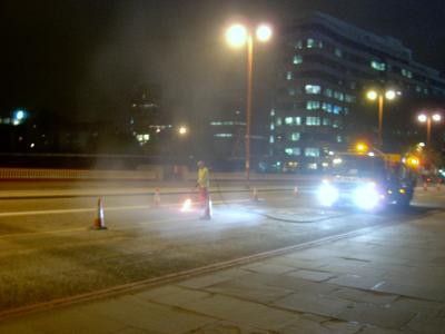 Blackfriars Bridge cycle lane