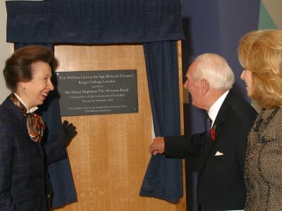 HRH The Princess Royal with Lord and Lady Wolfson