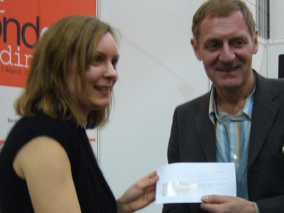 Kate Potts with Andrew Motion