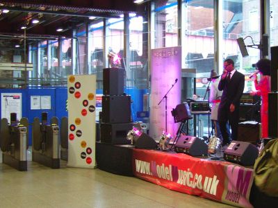 Waterloo tube station transformed into live music venue
