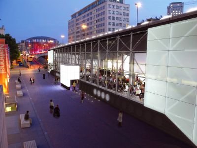 The new Theatre Avenue entrance