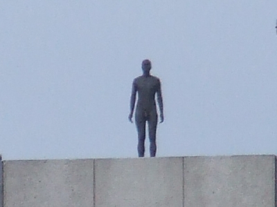 Sculpture on the roof of the London Television Cen