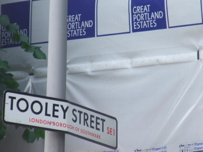 Under wraps: Southwark Council's new Tooley Street