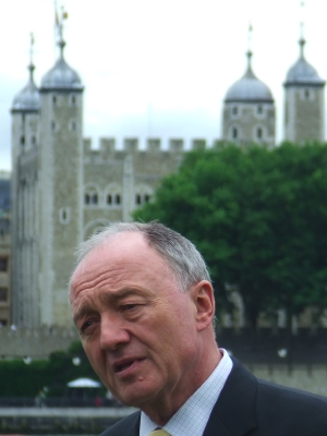 Ken Livingstone in Potters Fields Park