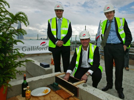 Topping out ceremony at Bermondsey Square