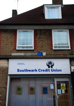 Southwark Credit Union's branch in Pilgrimage St