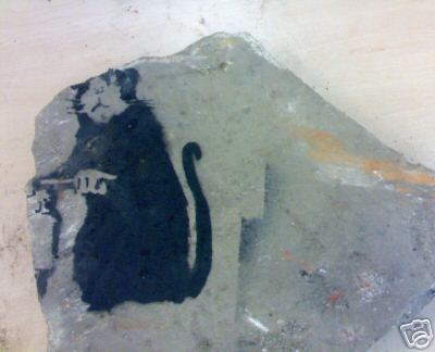 'Banksy' found on Bankside building site flogged on eBay