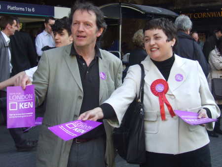 Kevin Whately and Val Shawcross