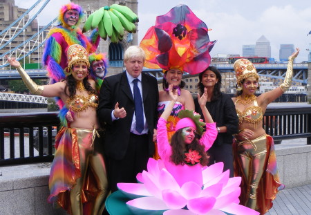 Boris Johnson launches Thames Festival