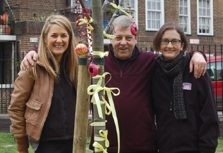 11 new trees planted on Bankside housing estate