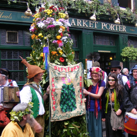 Fowlers Troop outside the Market Porter