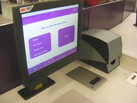 Self-service book issuing machines