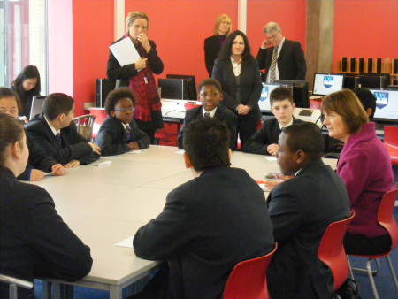 Harriet Harman MP at Walworth Academy