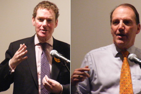 Cllr Nick Stanton and Simon Hughes MP