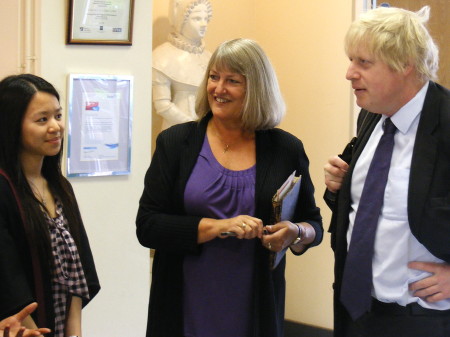 Boris Johnson & Dr Irene Bishop