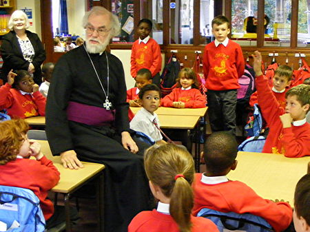 Archbishop of Canterbury visits Southwark’s Cathedral School