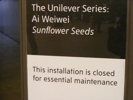 Tate bans public from walking on Ai Weiwei’s Turbine Hall installation
