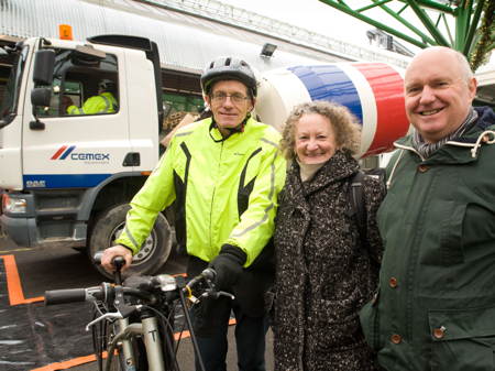 Simon Calder at Borough Market for launch of 'Lorries for Savvy ...