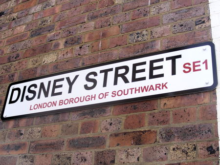 Southwark’s Disney Street included in Mickey Mouse map of London