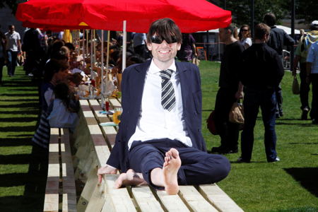 World’s longest picnic table set up in Potters Fields Park