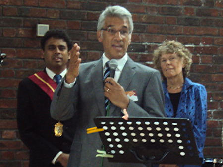 Steve Chalke, Neeraj Patil and Kate Hoey