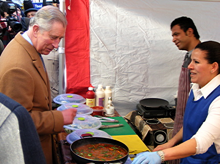 Prince of Wales visits Waterloo’s Lower Marsh Market