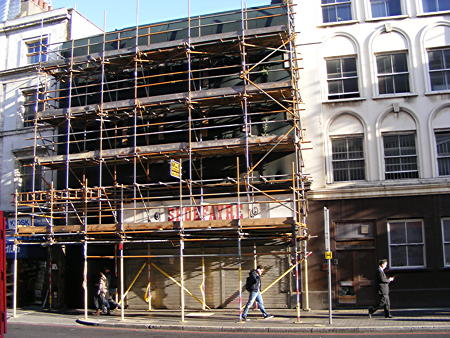 Borough High Street scaffolding to be dismantled after seven years