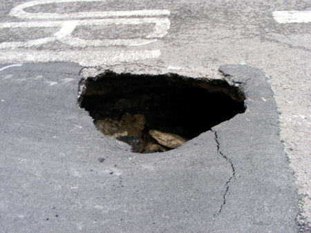 Stoney Street shut after crater appears outside Borough Market