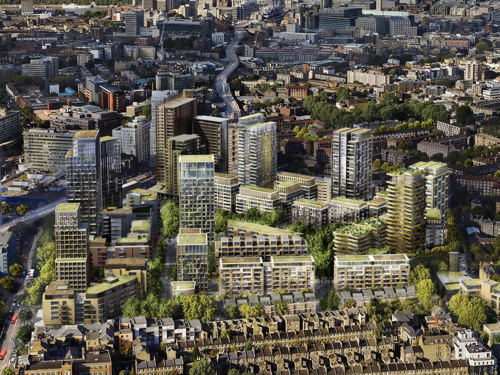 Elephant & Castle 2025? New image of completed regeneration project