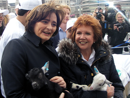 Cherie Blair and Cilla Black