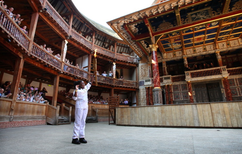 Ify Egesi at Shakespeare's Globe