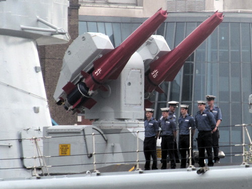 HMS Edinburgh makes final visit to London