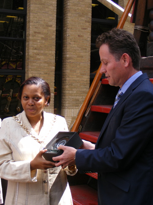 Southwark Mayor Althea Smith ends year as borough’s first citizen with Golden Hinde reception