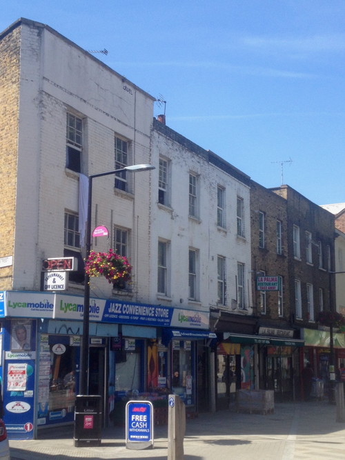 Three escape fire above shop at Flat Iron Square, Union Street